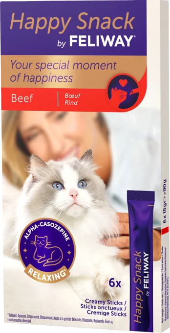 Feliway Happy Snack Nötkött 6 st Feliway