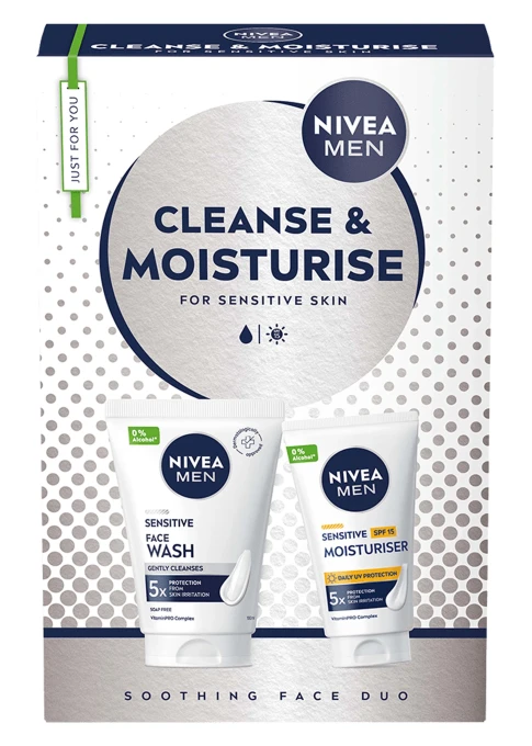 Nivea Men Giftpack Cleanse & Moisturise Nivea