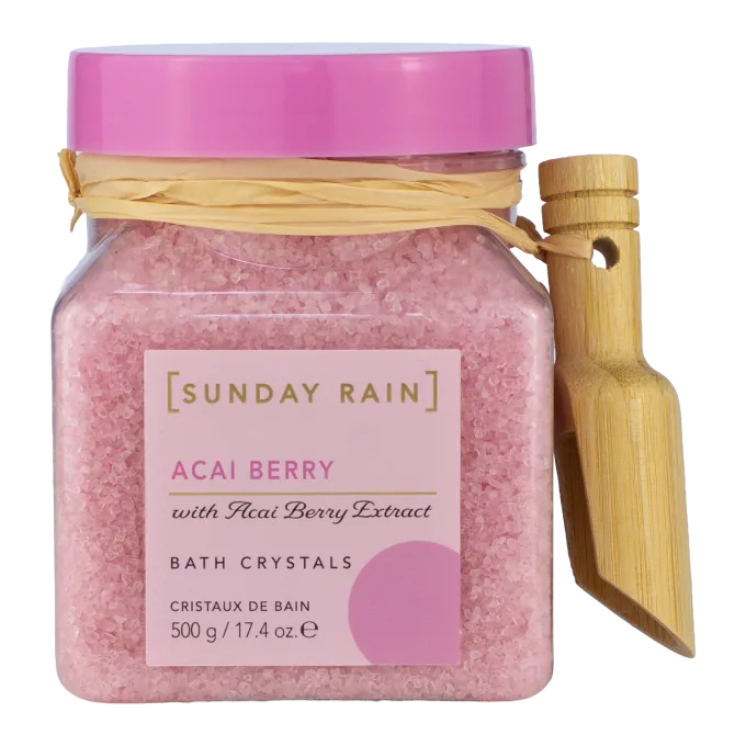 Sunday Rain Bath Crystals Acai Berry 500 g Sunday Rain