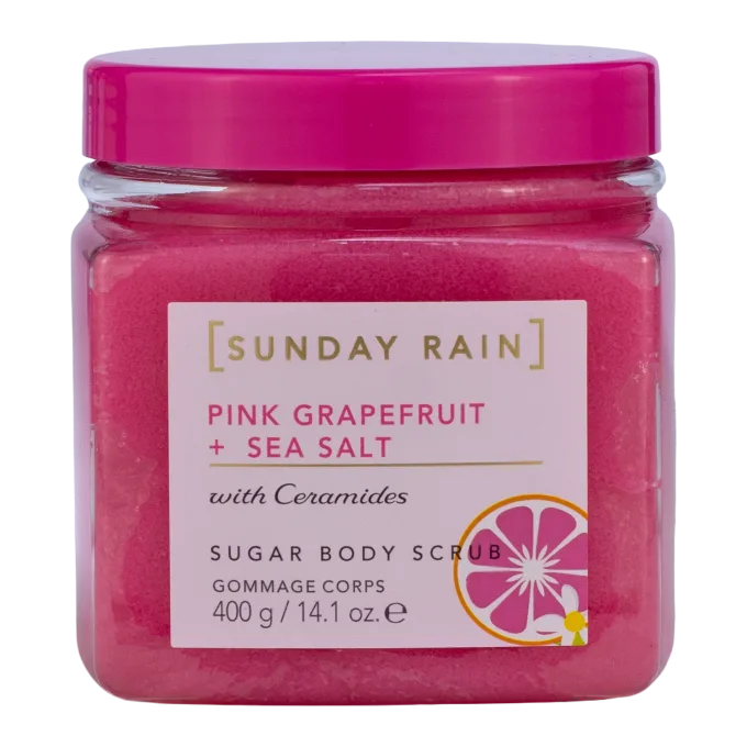 Sunday Rain Pink Grapefruit & Sea Salt Body Scrub 265 g Sunday Rain