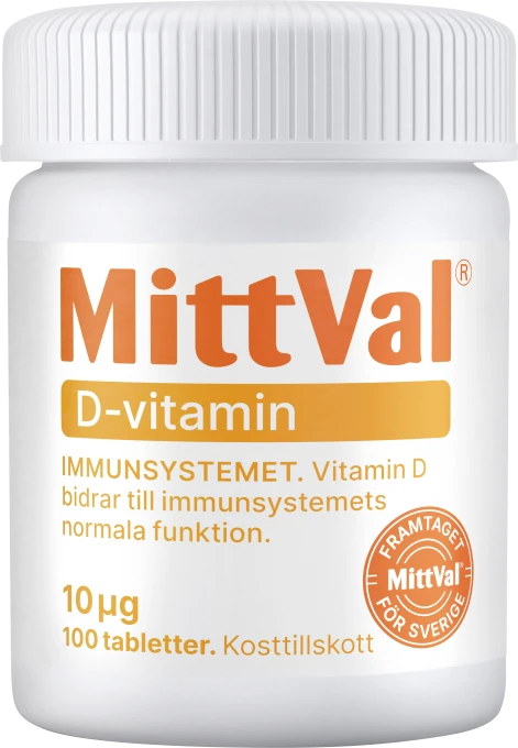 MittVal MittVal D-vitamin 100 st MittVal