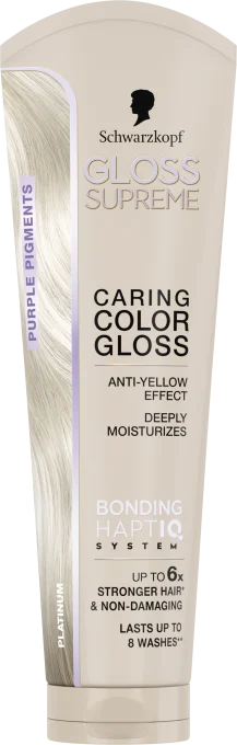 Schwarzkopf Gloss Supreme Caring Color Gloss 145 ml Platinum Schwarzkopf