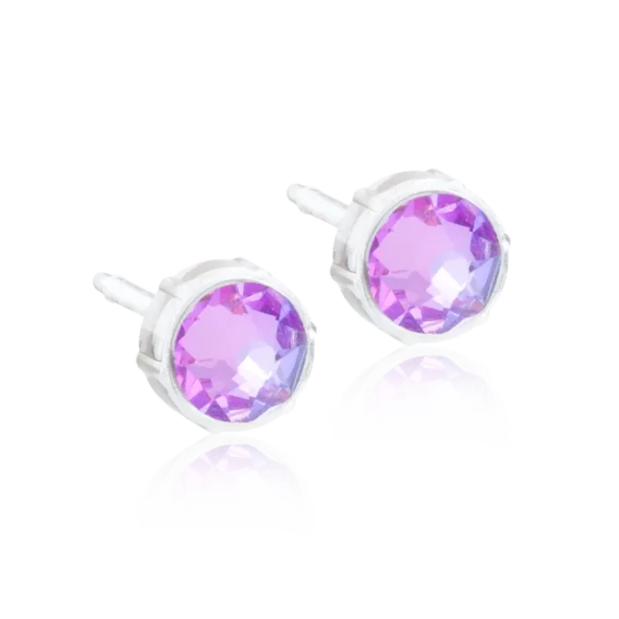 Blomdahl Medical Plastic Bezel 6 mm Lilac shimmer Blomdahl