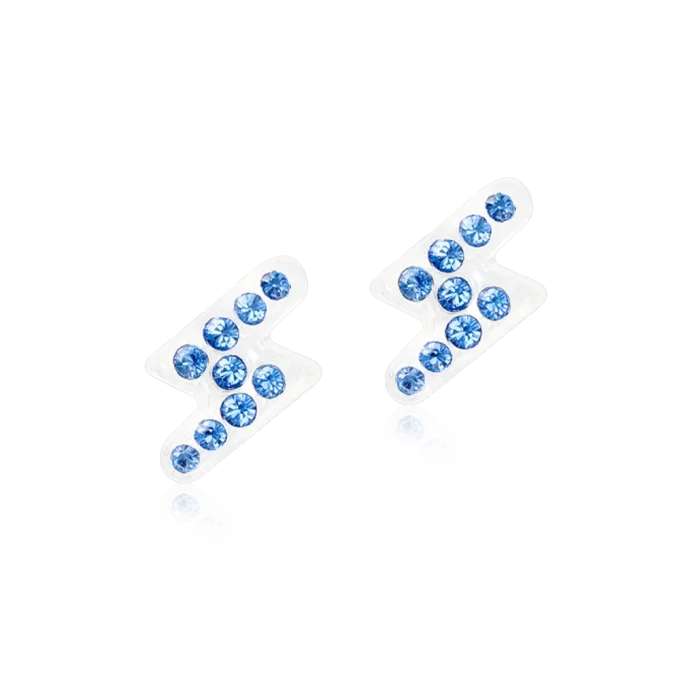 Blomdahl Medical Plastic Brilliance Flash 8 mm Sapphire Blomdahl