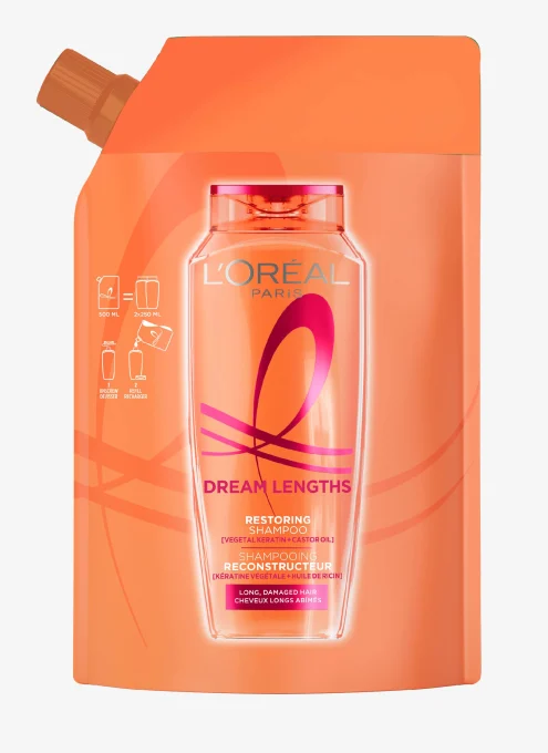 L'Oréal Paris Elvital Dream Length Shampoo Refill 500 ml L'Oréal Paris