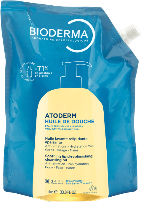 Bioderma Atoderm Huile de douche Ecorefill 1 l Bioderma