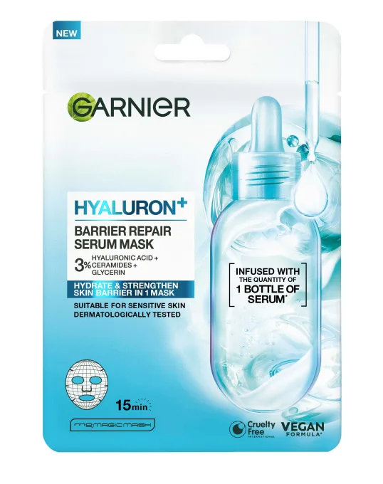 Garnier Hyaluron+ Barrier Repair Tissuemask 28 g. Visa bild 1 av 1