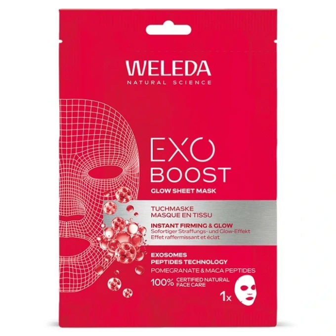 Weleda Exo Boost Glow Sheet Mask Pomegranate 20 ml. Visa bild 1 av 1
