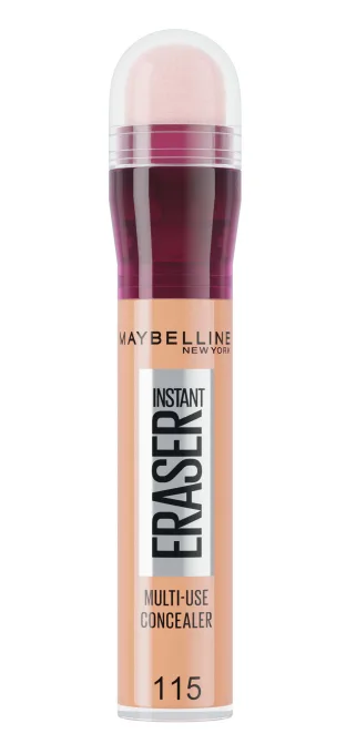 Maybelline New York Instant Eraser Concealer 6,8 ml 115 Warm Light. Visa bild 1 av 9
