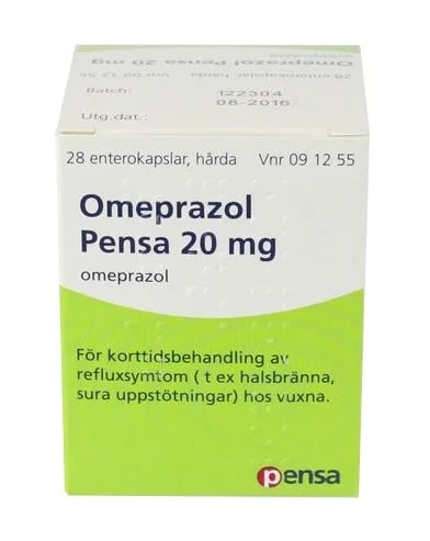 Omeprazol Pensa enterokapsel 20 mg 28 st Pensa