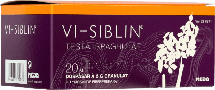 Vi-Siblin granulat dospåse 610 mg/g 20 st Vi-siblin