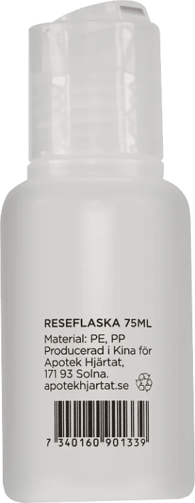 Hjärtats plastflaska reseförpackning 75 ml Hjärtats