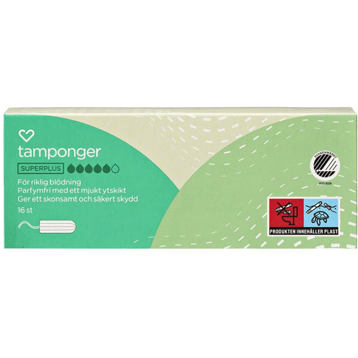 Hjärtats tamponger Super Plus 16st Hjärtats