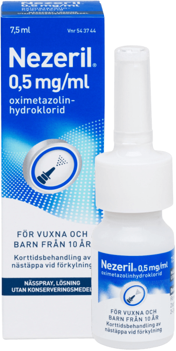 Nezeril nässpray 0,5 mg/ml 7,5 ml Nezeril