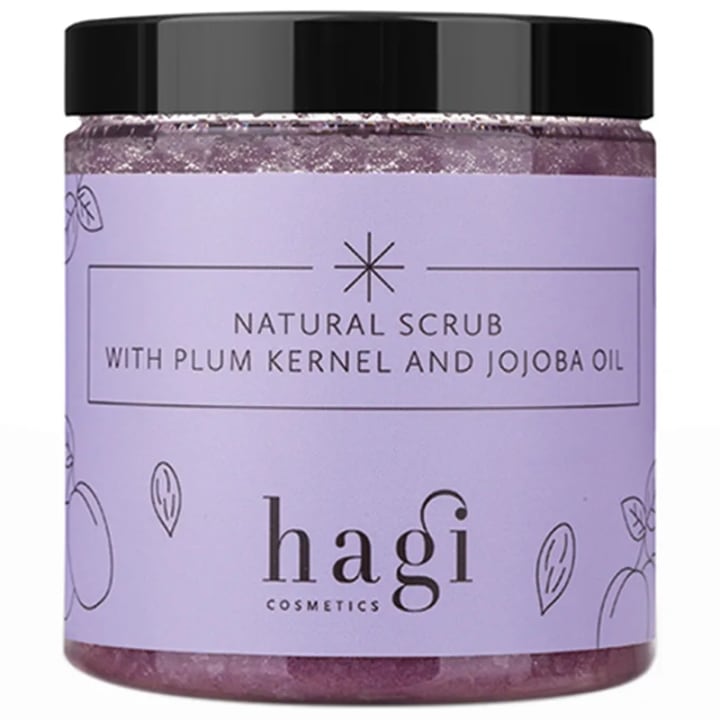 Hagi Natural Scrub with Plum Kernel and Jojoba Oil 300 g Hagi
