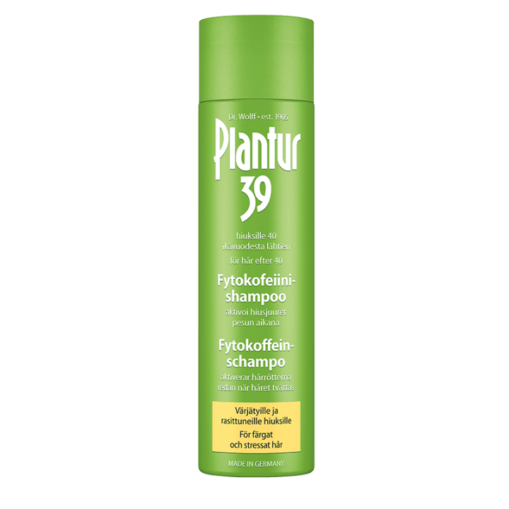 Plantur 39 Fytokoffein Schampo 250 ml färgat/slitet hår Plantur