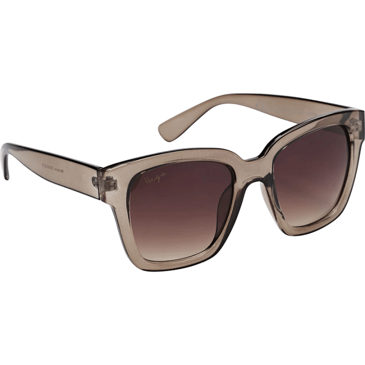 Haga Eyewear Solglasögon Marbella Transparent Khaki Brown Gradient lens Haga Eyewear