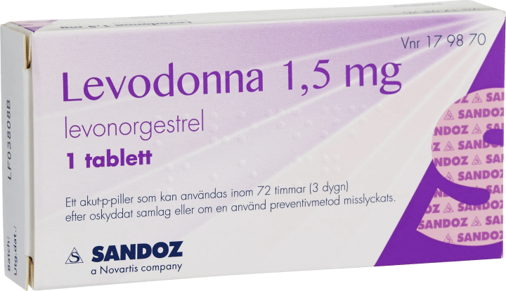 Levodonna tablett 1,5 mg,1 st Levodonna