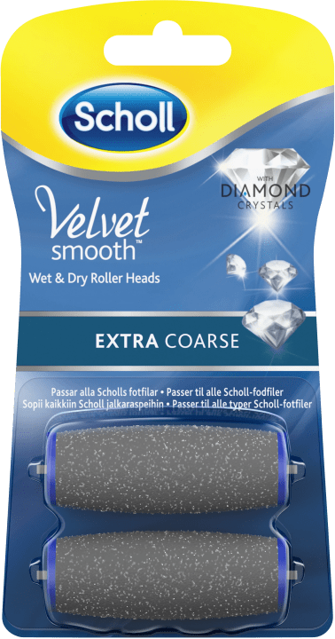 Scholl Velvet Smooth Extra Coarse Refill 2-pack Scholl