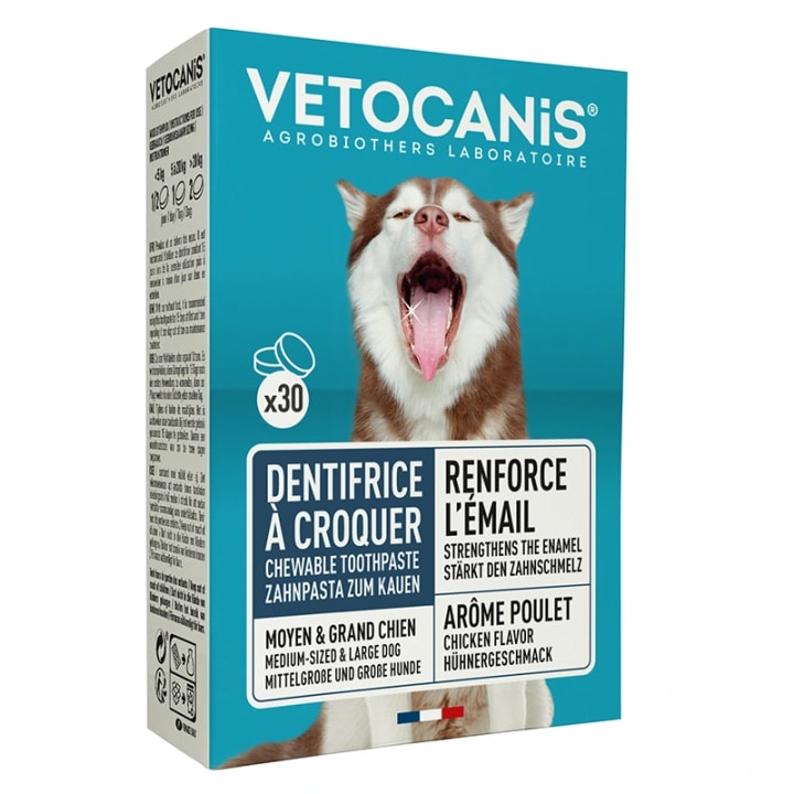 Vetocanis Tuggtandkrämstabletter Hund 30-pack Vetocanis