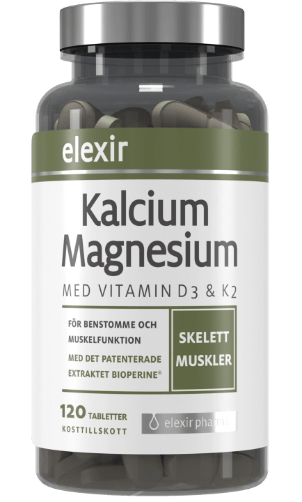 Elexir Kalcium Magnesium 120 tabletter Elexir Pharma
