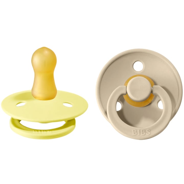 BIBS Napp Sunshine / Sand 0-6 månader 2-pack Bibs