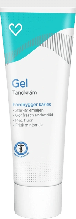 Hjärtats Tandkräm Gel 75 ml Hjärtats