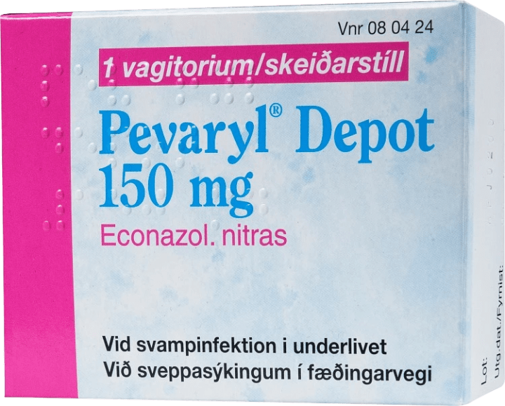 Pevaryl Depot vagitorium 150 mg 1 st Pevaryl