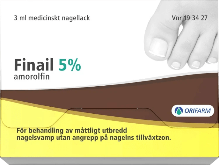 Finail medicinskt nagellack 5% 3 ml Finail