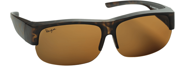 Haga Eyewear Solglas Polarized Miraflores OTG Havana Brown Haga Optik