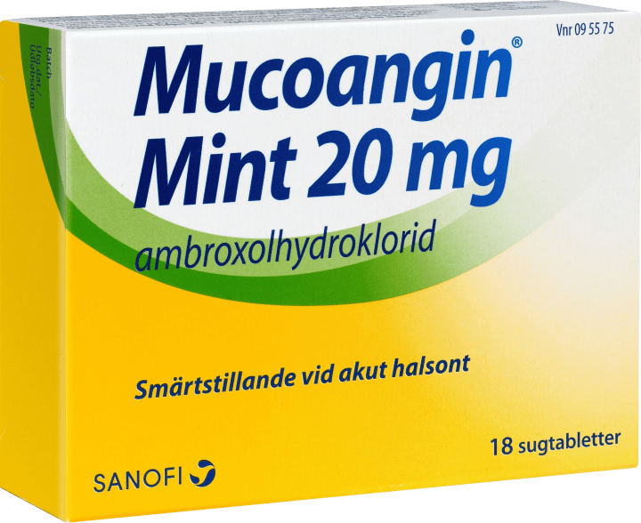 Mucoangin Mint sugtablett 20 mg 18 st Mucoangin