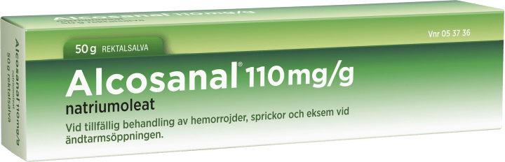 Alcosanal Rektalsalva 110 mg/g 50 g Alcosanal