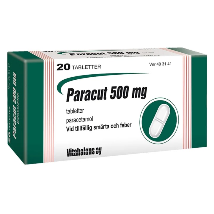 Paracut Tablett 500mg Blister, 20tabletter Paracut