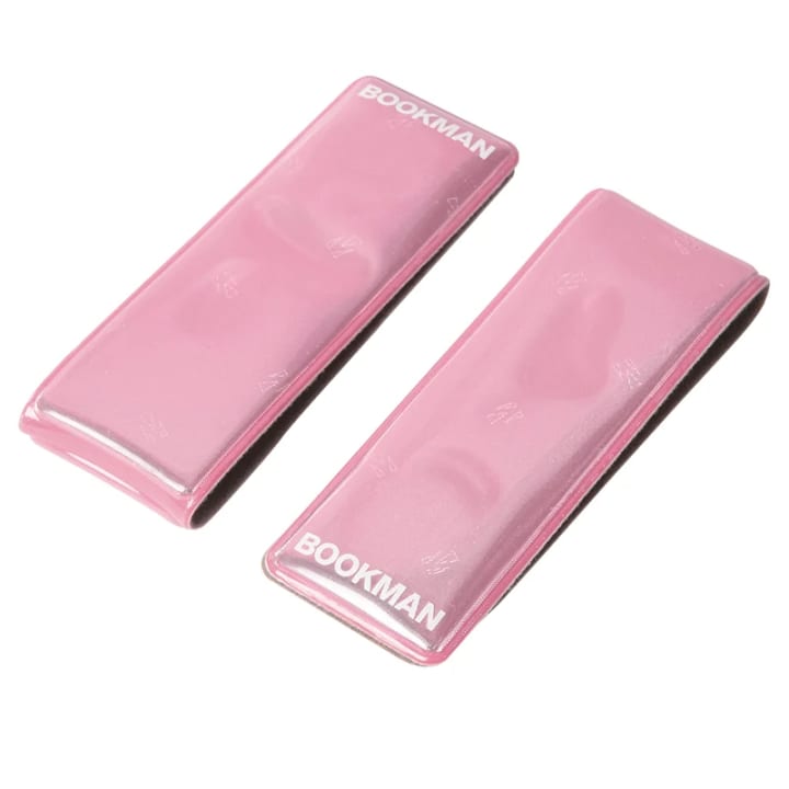 Bookman Clip-On Reflectors Pink 2-pack Bookman