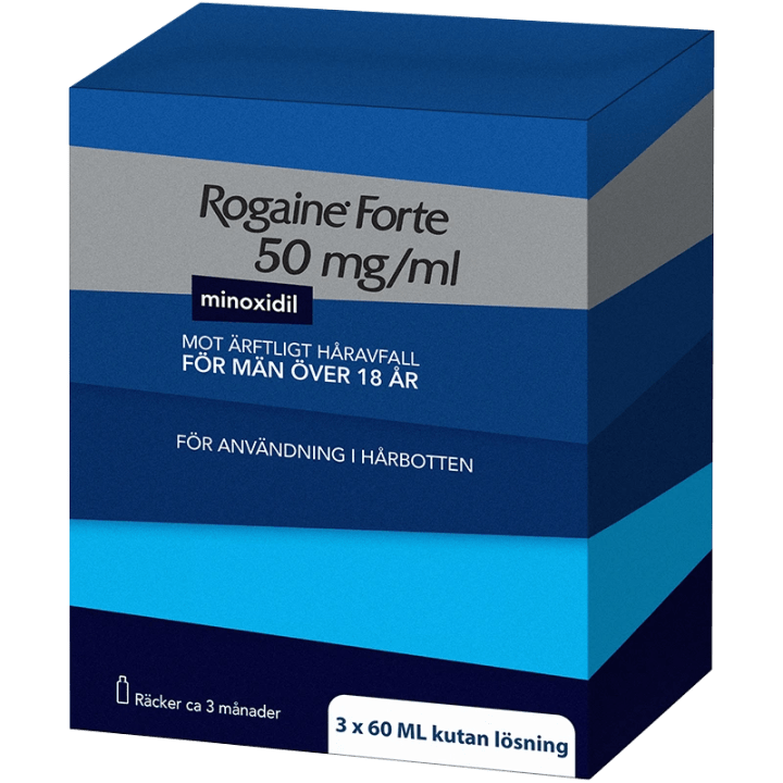 Rogaine Forte lösning 50 mg/ml 3x60 ml Rogaine
