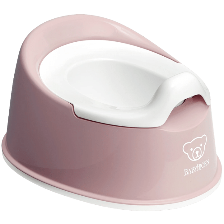 BabyBjörn Smart Potta Blekrosa/Vit Babybjörn