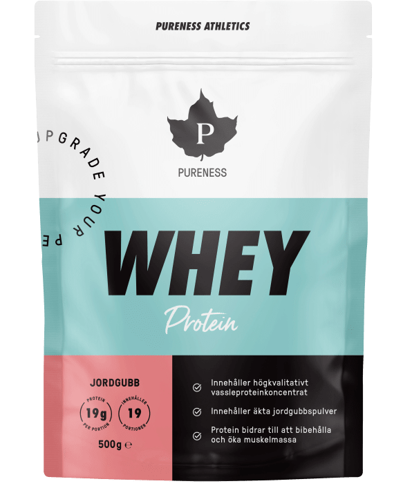 Pureness Athletics Whey Protein Jordgubb 500 g Pureness