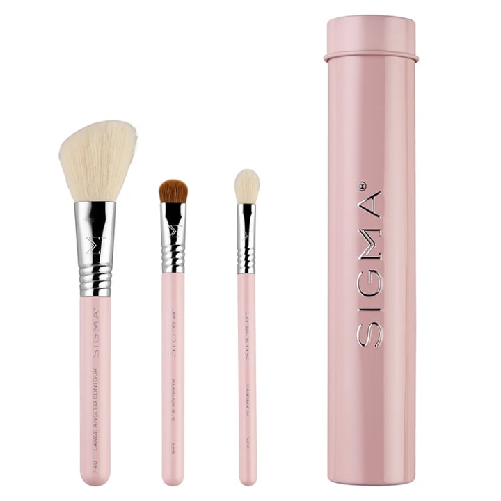 Sigma Beauty Essential Trio Brush Set Light Pink Sigma Beauty