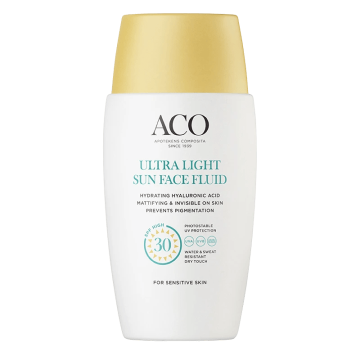 ACO Ultra Light Sun Face Fluid SPF30 40 ml ACO