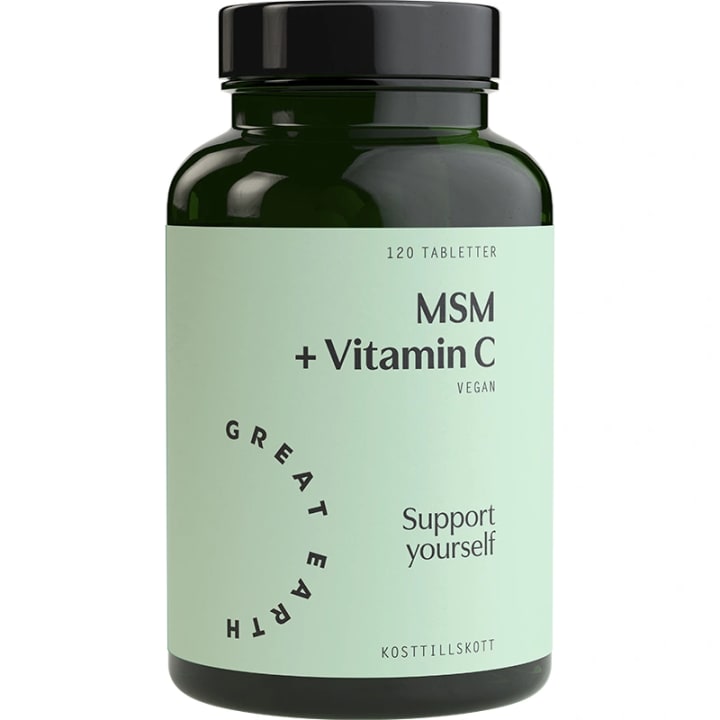 Great Earth MSM+Vitamin C 120 tabletter Great Earth