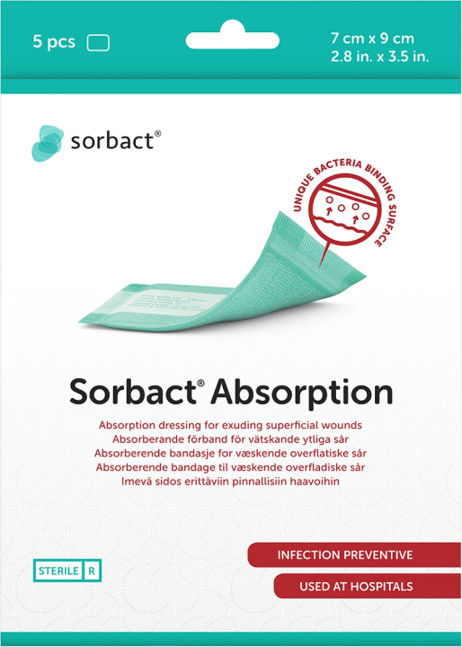 Sorbact Absorption 7 x 9 cm 5 st Sorbact