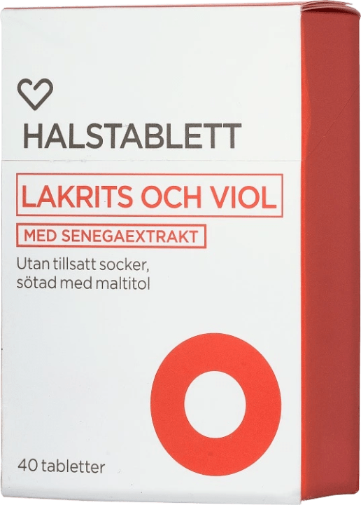 Hjärtats halstablett med senegaextrakt 40 st Hjärtats