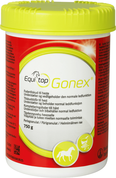 Equitop Gonex Fodertillskott till Häst 750 g Equitop