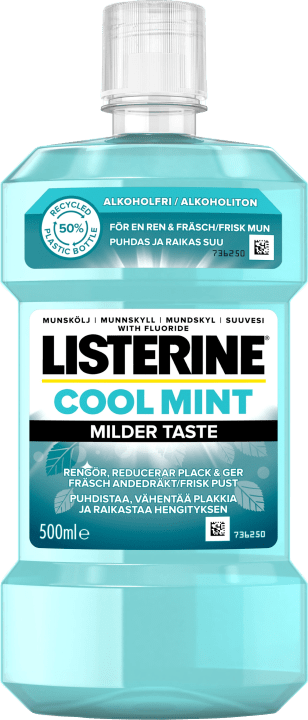 Listerine Cool Mint Milder Taste Munskölj 500 ml Listerine