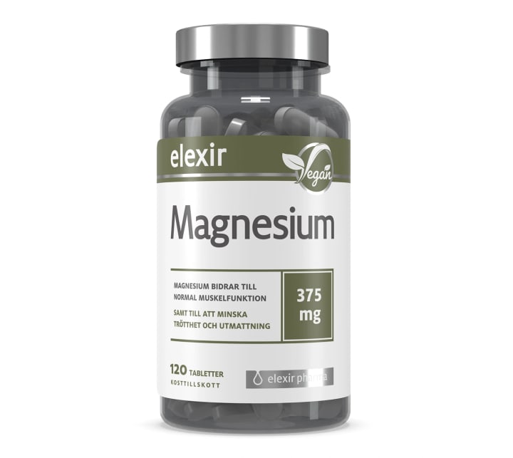 Elexir Magnesium 375 mg 120 tabletter Elexir Pharma