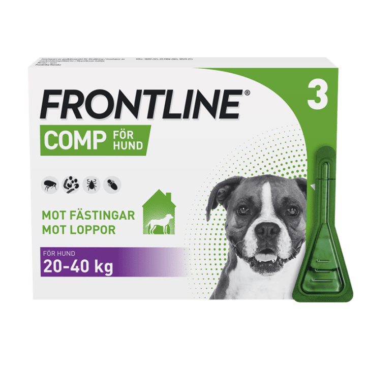 Frontline Comp Spot-on lösning för stor hund 268 mg/241,2 mg 3 x 2,68 ml Frontline