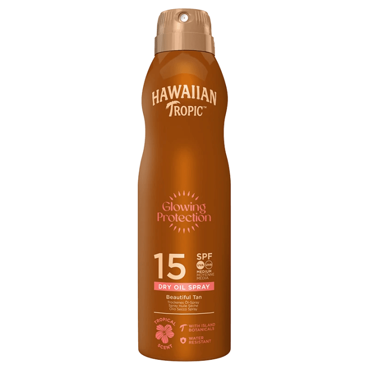 Hawaiian Tropic Glowing Protection Oil C-Spray SPF15 177 ml Hawaiian Tropic