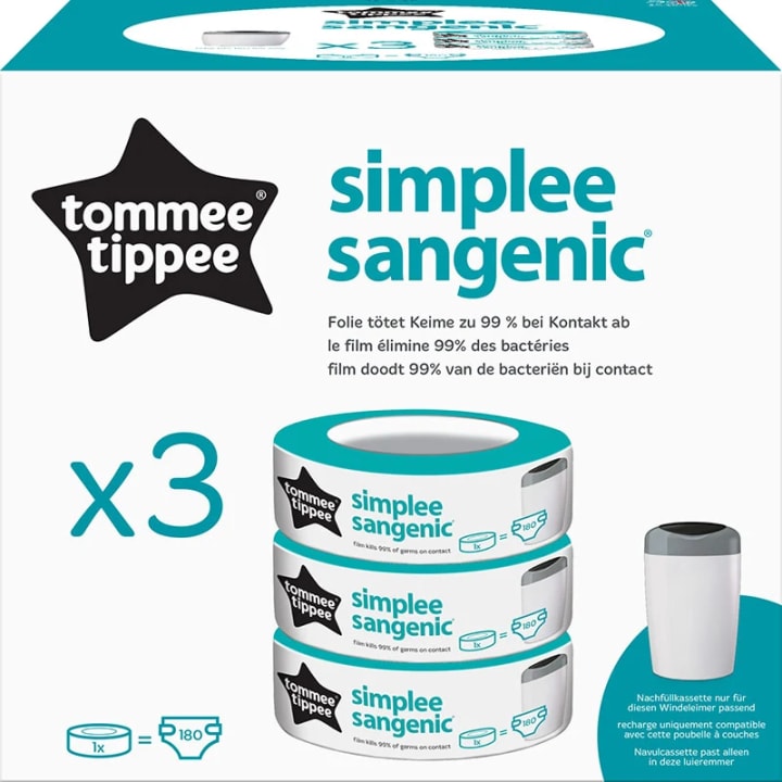 Tommee Tippee Simplee Sangenic Refill 3-pack Tommee Tippee
