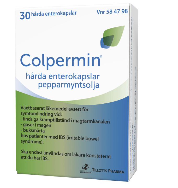 Colpermin® Enterokapsel, hård Blister, 30kapslar Colpermin
