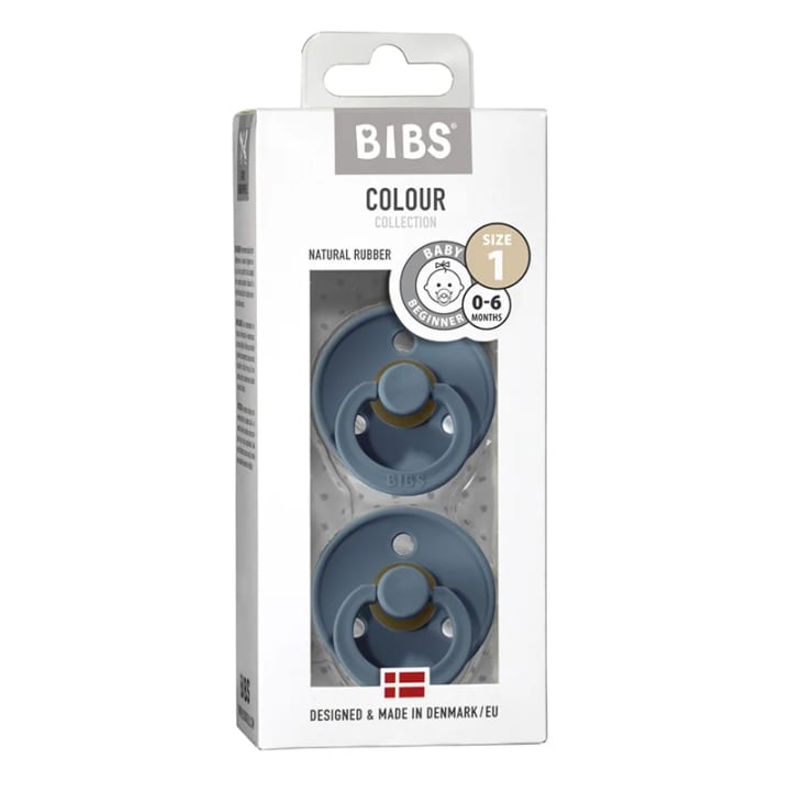 BIBS Colour Latex Petrol/Petrol 2-pack Size 1 Bibs